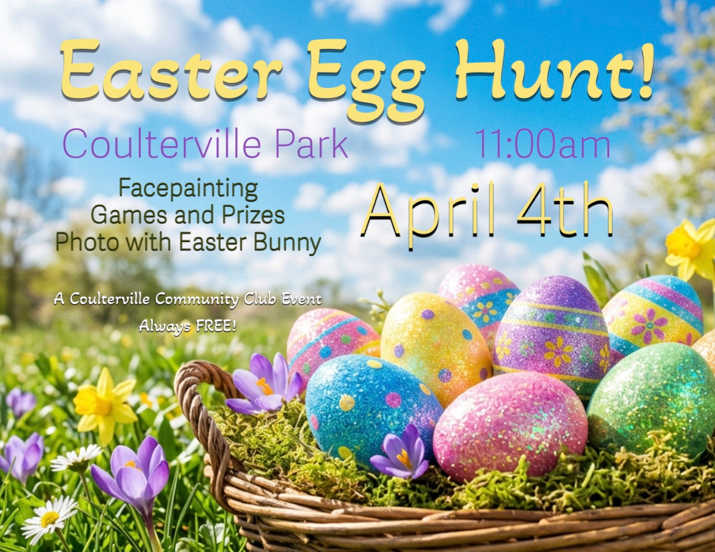 Celebrate Easter in the Park Saturday, April 4