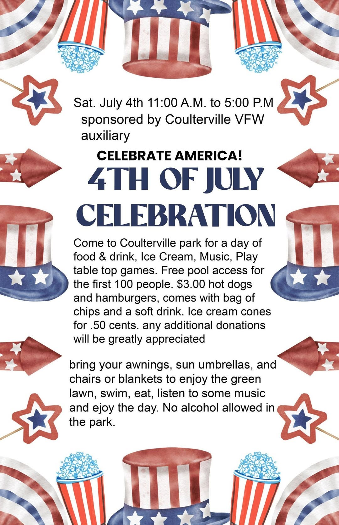 America 250: Happy Fourth of July in Coulterville Park