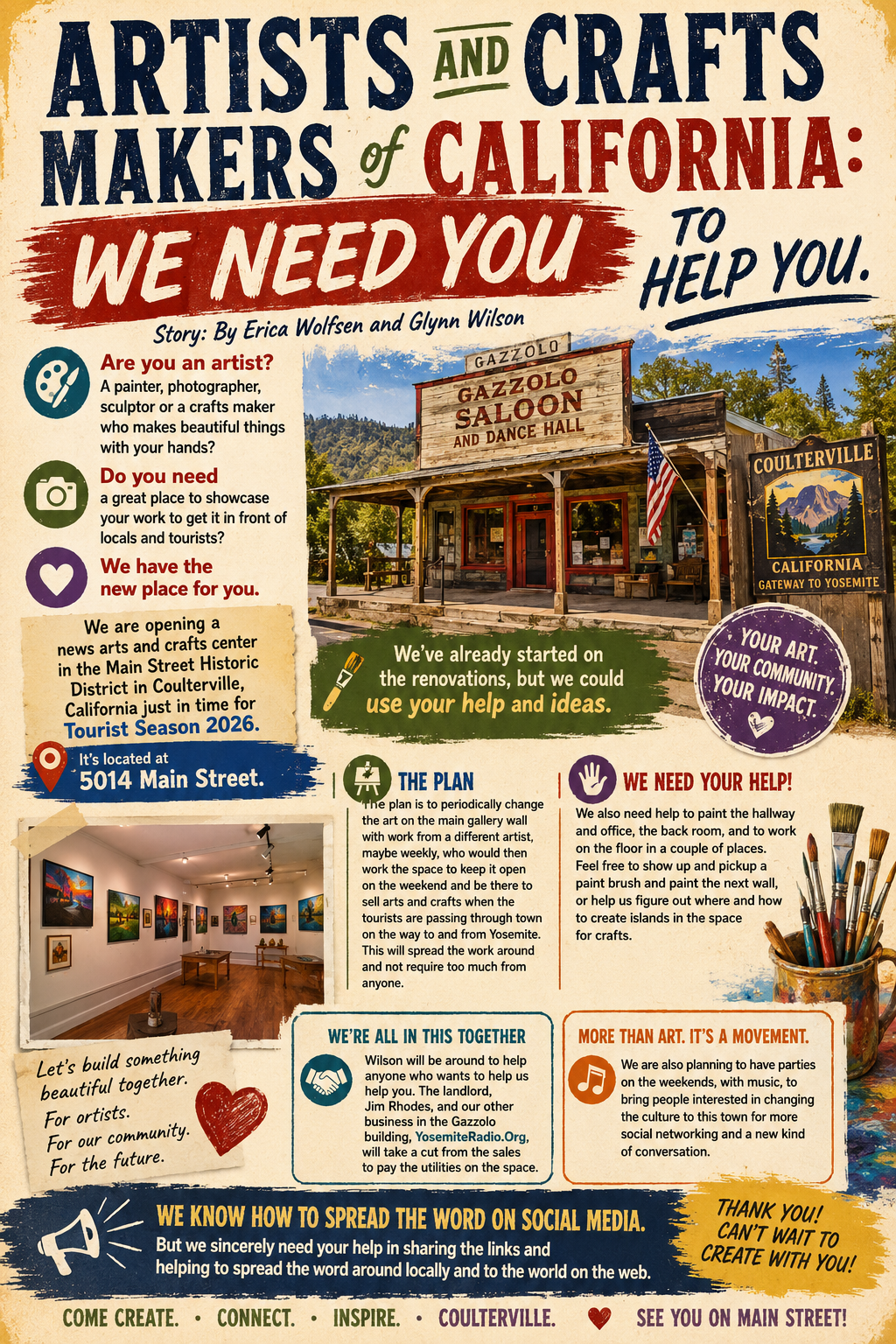 Artists and Crafts Makers of California: We Need You